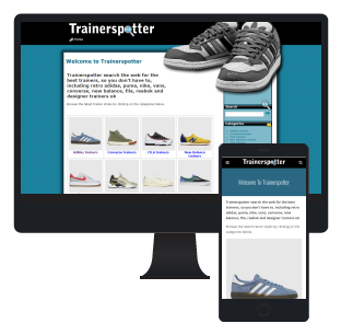 Trainerspotter, searching the web for the best trainers, so you don't have to