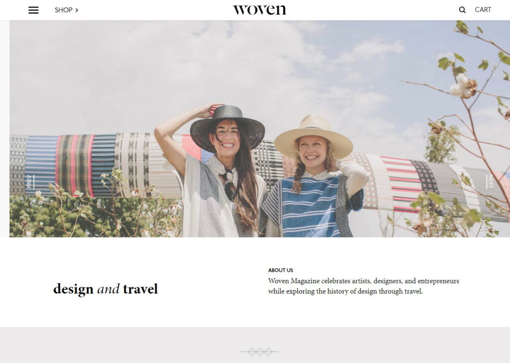 Our favourites websites right now - Woven Magazine