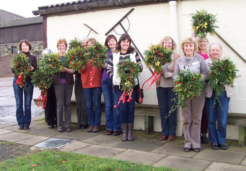 Wreath making workshops at Blaze Farm